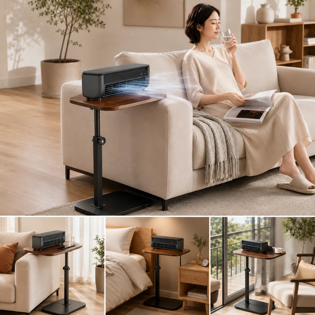 FlexiDesk™ Adjustable Side Table